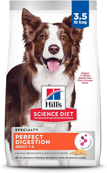 Hills science diet veterinarian recommended perfect digestion adult 1 - 6 3.5 lbs