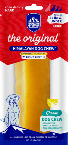 Himalayan pet supply cheese dog chew large