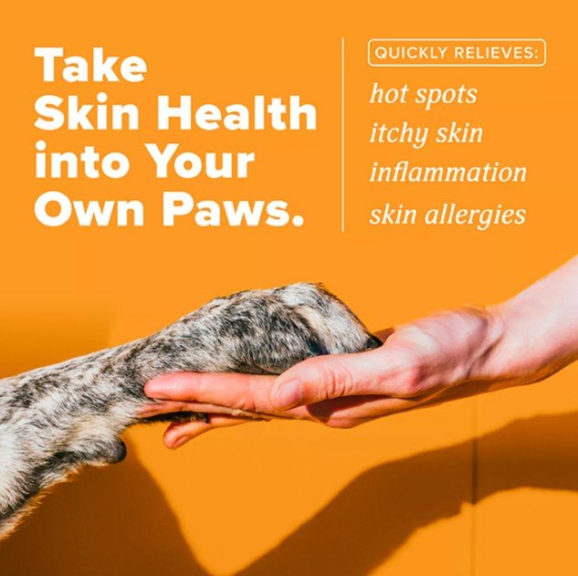 Home vet skin medicated itch and allergy spray