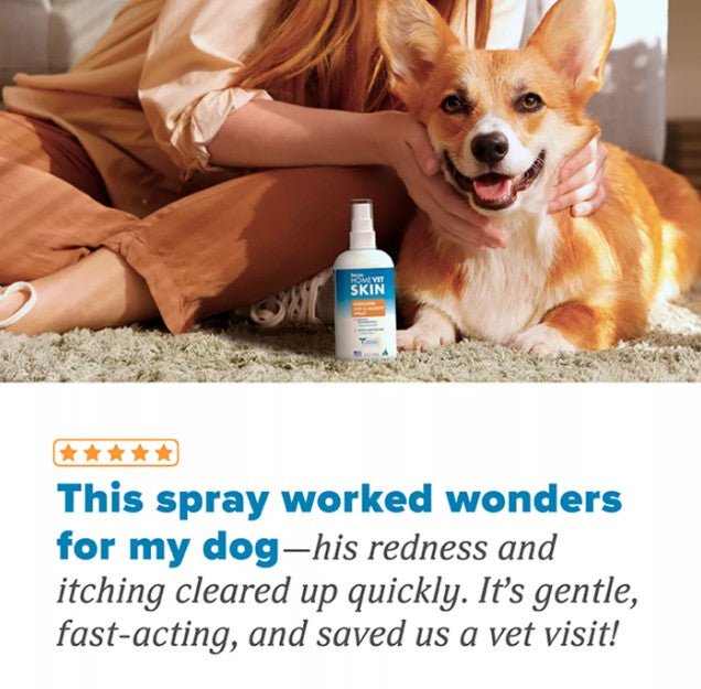 Home vet skin medicated itch and allergy spray