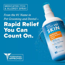 Home vet skin medicated itch and allergy spray