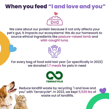 I and love and you Nude Super Food Dry Dog Food - Red Meat Medley - Prebiotic + Probiotic, Grain Free, Real Meat, No Fillers, 23lb Bag