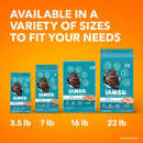 IAMS Proactive Health Indoor Weight & Hairball Care Adult Dry Cat Food with Chicken & Turkey, 7 lb. Bag - dry cat food - 019014712458