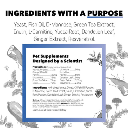 In Clover Bioren Kidney Health For Dogs & Cats