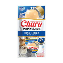 Inaba cat treat Churu pop n serve tuna recipe 1.2oz 2cups 2.4oz