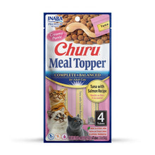 Inaba Churu meal topper complete and balanced tuna with salmon recipe 4 count