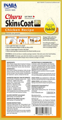 Inaba Churu skin and coat chicken recipe 4 count