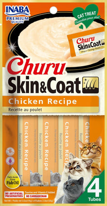 Inaba Churu skin and coat chicken recipe 4 count