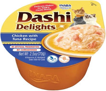 Inaba dashi delights chicken with tuna recipe wet cat food 2.5oz