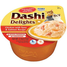 Inaba dashi delights chicken with tuna & salmon recipe 2.5oz wet cat food