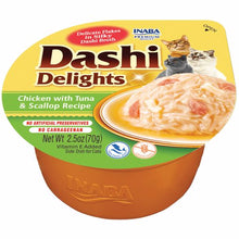 Inaba dashi delights chicken with tuna & scallop recipe 2.5oz wet cat food