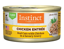 Instinct Chicken Entree Grain - Free Flaked Wet Cat Food, 3 - oz can