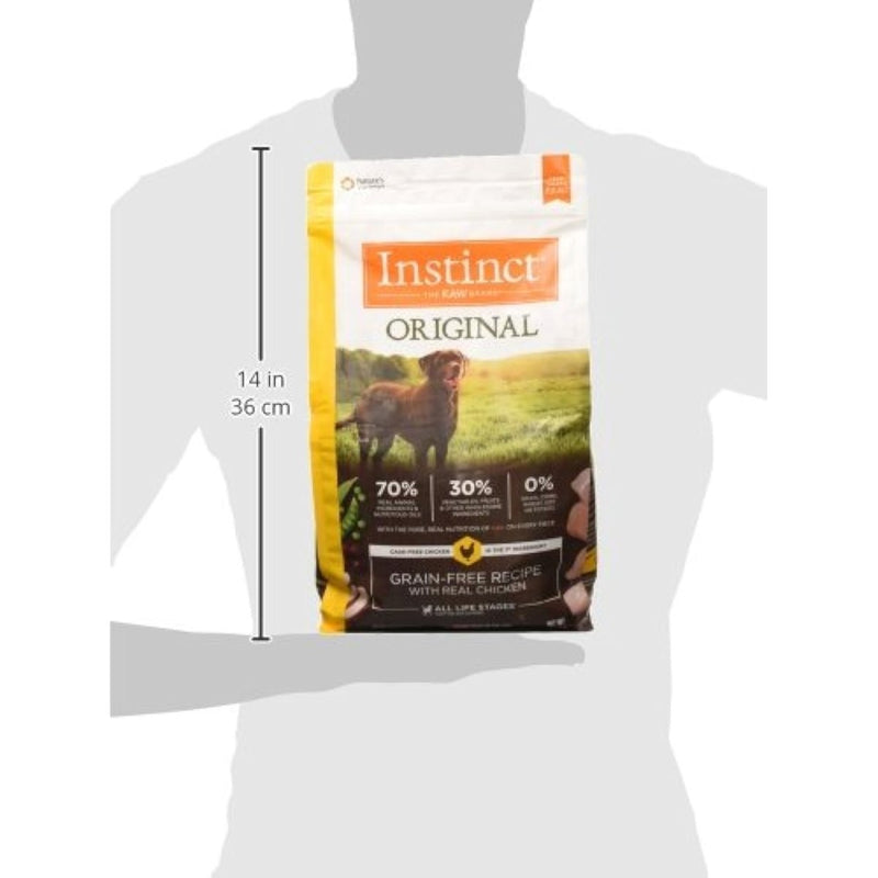 Instinct Original Grain Free Recipe with Real Chicken Natural Dry Dog Food, 4 lb. Bag - dry dog food - 769949658085