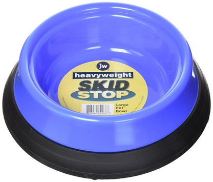 JW Pet Heavy Weight Skid Stop Dog Bowl - Large - Colors Vary - dog bowl - 618940642688