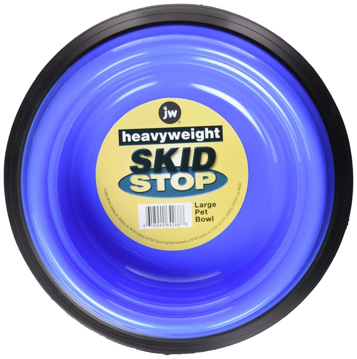 JW Pet Heavy Weight Skid Stop Dog Bowl - Large - Colors Vary - dog bowl - 618940642688