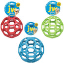 JW Pet Hol - ee Roller Dog Toy Puzzle Ball, Natural Rubber, Small (3 Inch Diameter), Colors May Vary - 618940431107