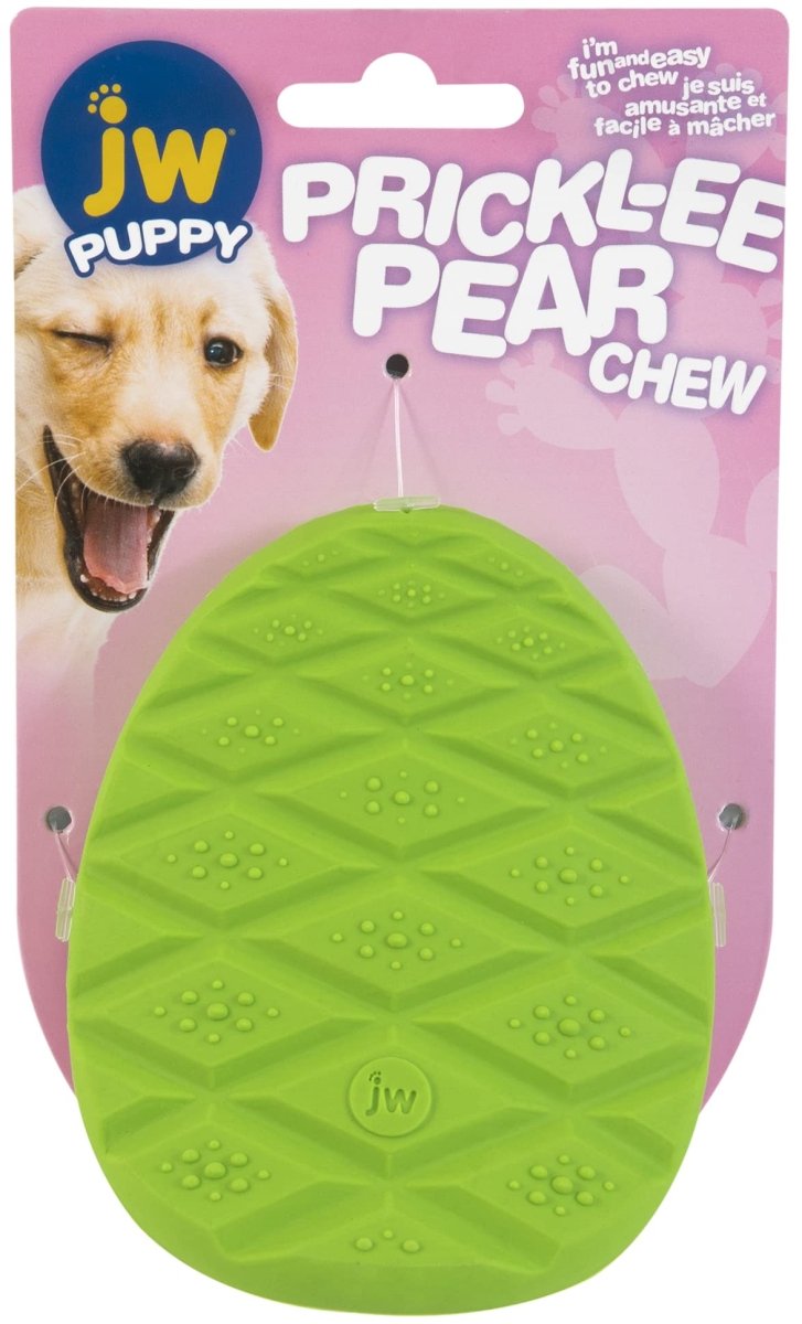 JW Pet Prickly PEAR CHEW Dog Toy Green - 029695606359