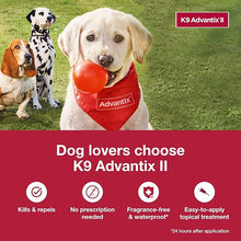 K9 Advantix ll large dog 1 month