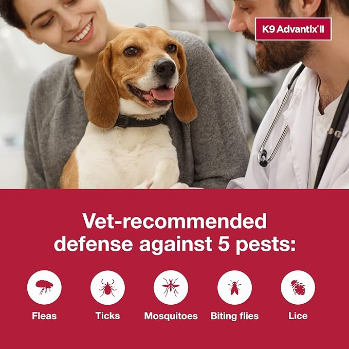 K9 Advantix ll tick and flea repellent small dog 1 dose