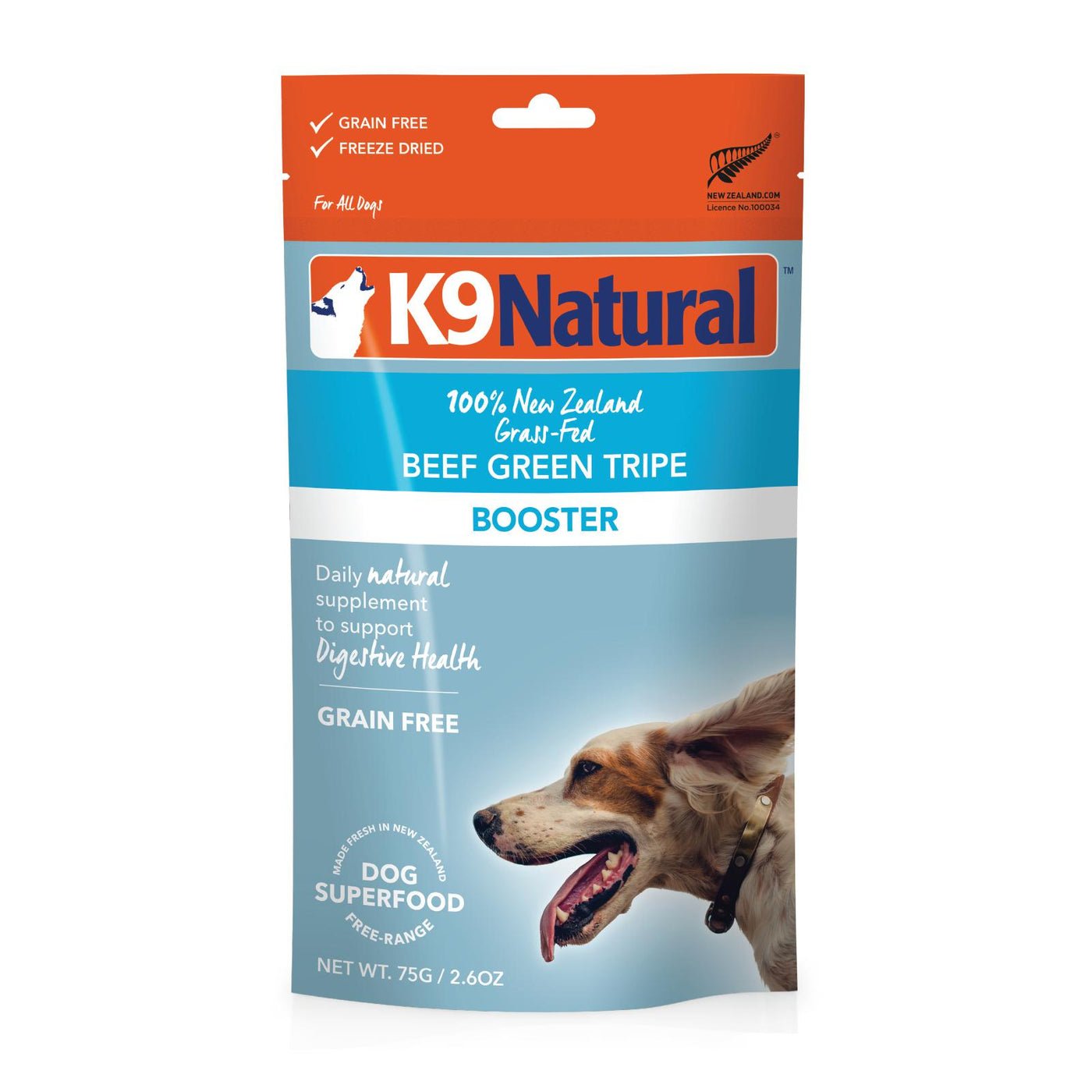 K9 Natural beef green tripe booster dog superfood