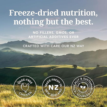 K9 Natural New Zealand chicken feast feed or top 3.5 oz freeze dried dog food