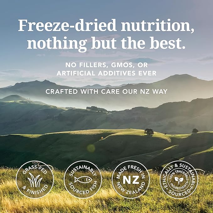 K9 Natural New Zealand lamb and king salmon feast feed or top 3.5 oz freeze dried dog food