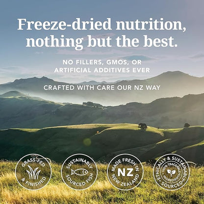 K9 Natural New Zealand lamb and king salmon feast feed or top 3.5 oz freeze dried dog food