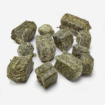 Kaytee Alfalfa Cubes for Rabbits, Guinea Pigs, and Other Small Animals, 15 oz