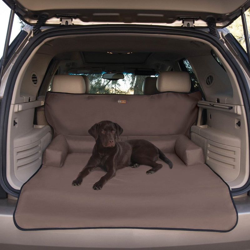 K&H Pet Products Bolster Cargo Cover Tan - Medium Size Vehicle - 54 Inches Standard - 655199078820