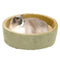 K&H Pet Products Thermo - Kitty Bed Heated Cat Bed - Large 20 Inches - Sage, Tan - 655199031948