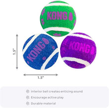 Kong active tennis ball with bell 3pack