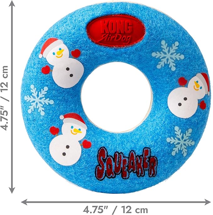 Kong air dog squeaky toy Christmas theme