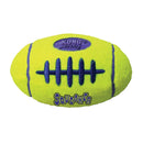 KONG - AirDog® Squeaker Football - Squeaky Bounce and Fetch Toy, Tennis Ball Material - For Medium Dogs - dog toy football - 035585775234