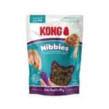 KONG Cat Nibbies Crunchy Cat Treats 2 Ounce (Whitefish) - crunchy cat treats - 035585516011