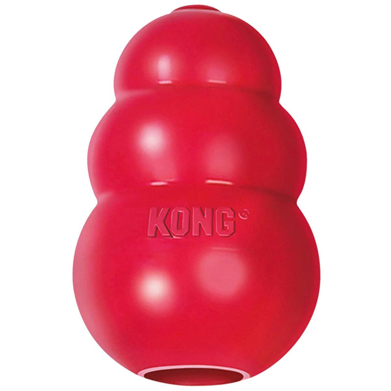 KONG - Classic Dog Toy, Durable Natural Rubber - Fun to Chew, Chase and Fetch - for Medium Dogs - 035585111216