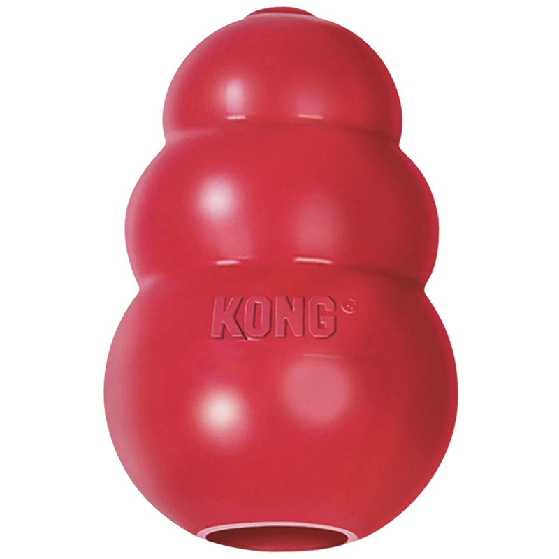 KONG - Classic Dog Toy - Durable Natural Rubber - Fun to Chew, Chase and Fetch - for Small Dogs - 035585111315