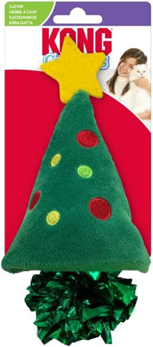 Kong crackles catnip cat toy Christmas tree