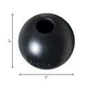 KONG – Extreme Ball – Hundespielzeug aus Robustem Kautschuk für Besonders Kräftiges Kauen, Schwarz – Für Mittelgroße/Große Hunde - 035585181134