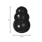 KONG - Extreme Dog Toy - Toughest Natural Rubber, Black - Fun to Chew, Chase and Fetch - for Small Dogs - 035585111605