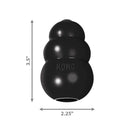 KONG - Extreme Dog Toy - Toughest Natural Rubber, Black - Fun to Chew, Chase & Fetch - for Medium Dogs - 035585111148