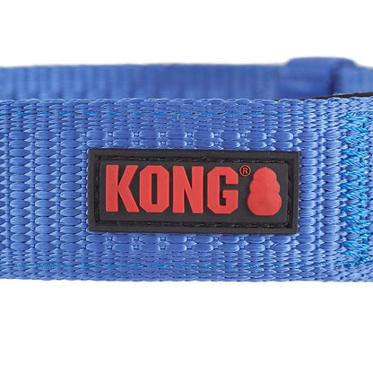 KONG Max HD Ultra Durable Neoprene Padded Dog Collar - Medium - Blue - dog collar - 737257978478