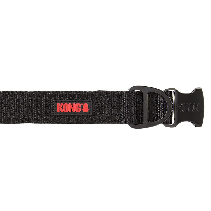 KONG Max HD Ultra Durable Neoprene Padded Dog Collar - Small - Black - dog collar - 737257978324