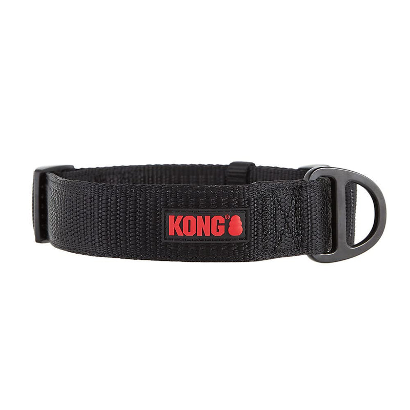 KONG Max HD Ultra Durable Neoprene Padded Dog Collar - Small - Black - dog collar - 737257978324