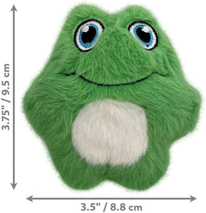 Kong mini snuzzles XS mini frog dog toy plush squeaky