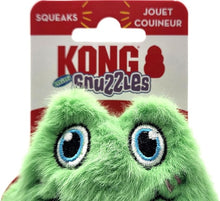 Kong mini snuzzles XS mini frog dog toy plush squeaky