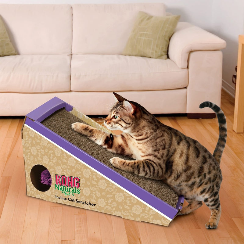 KONG Naturals Cat Scratcher - Single - Reversible Echo Friendly Material - Catnip - 035585450247