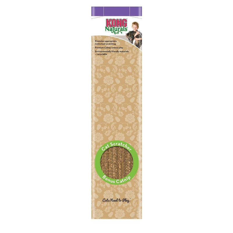 KONG Naturals Cat Scratcher - Single - Reversible Echo Friendly Material - Catnip - 035585450247