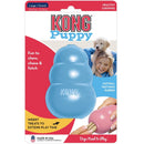 KONG - Puppy Toy Natural Teething Rubber - Fun to Chew, Chase and Fetch - for Large Puppies - Blue - 035585131115