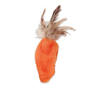 KONG Refillables Carrot with Feather Top Catnip Toy - North American Premium Cat Toy - 763034610026