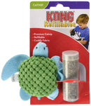 KONG Refillables Turtle Cuddle Cat Toy - North American Premium Catnip - 035585124032